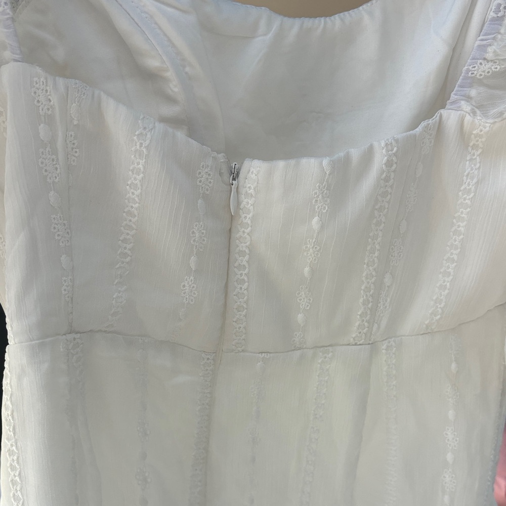 American Threads Cream Puff Sleeve Blouse - Picture 5 of 6